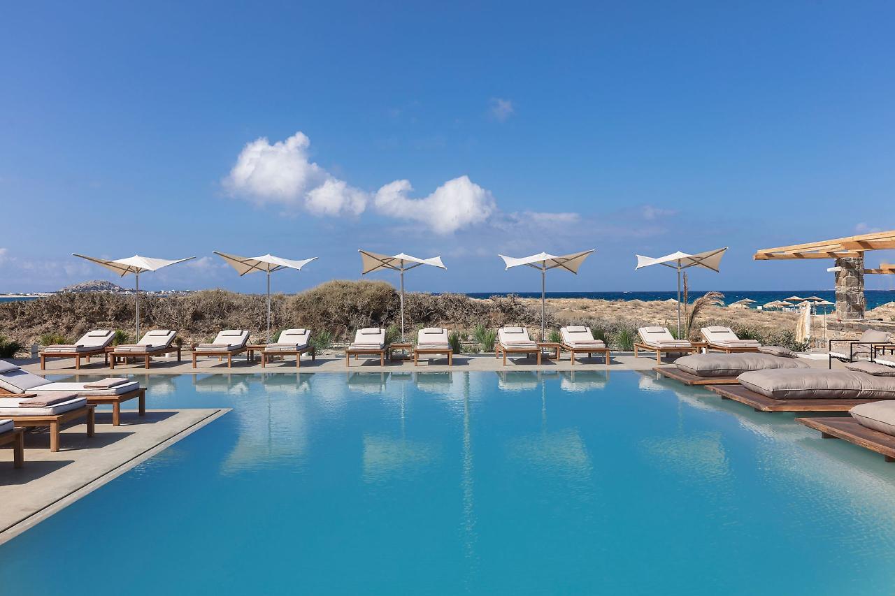 Ammothines Cycladic Suites Agios Arsenios Bagian luar foto